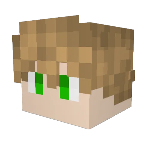Spyder94 Minecraft avatar head, 3D render