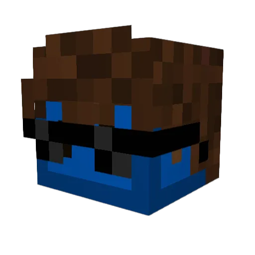 Spyderz0 Minecraft avatar head, 3D render