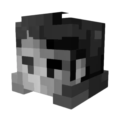 SpyerX Minecraft avatar head, 3D render