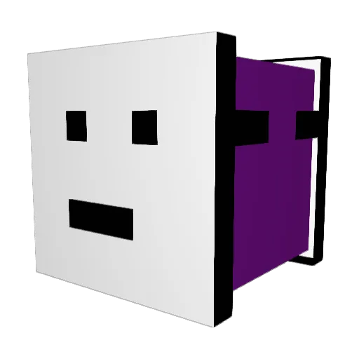 Spyffin Minecraft avatar head, 3D render
