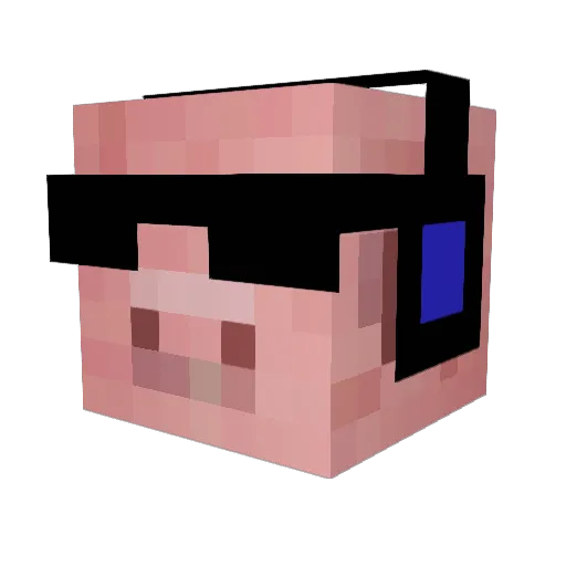 SpyingElm2024 Minecraft avatar head, 3D render