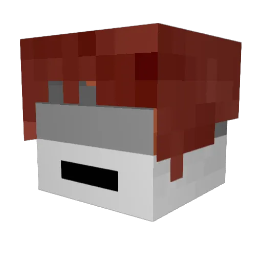 Spyke3004 Minecraft avatar head, 3D render