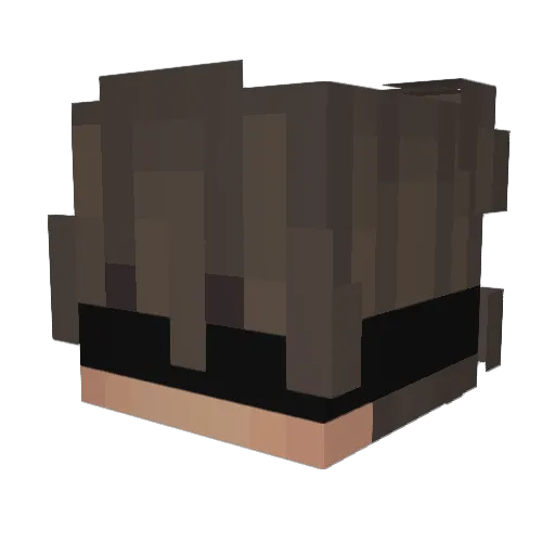 Spykezzz Minecraft avatar head, 3D render