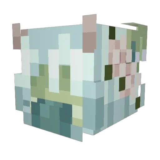 Spyro_Bee Minecraft avatar head, 3D render