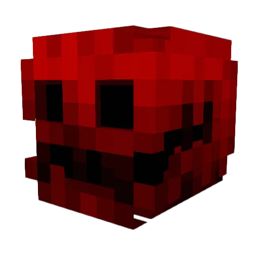 Spyrosquare Minecraft avatar head, 3D render