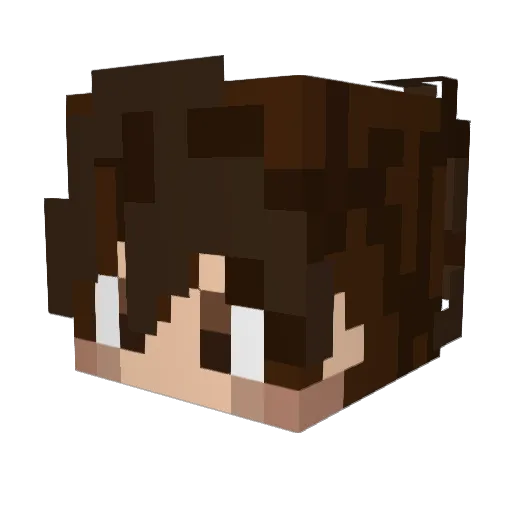 Spystellar Minecraft avatar head, 3D render