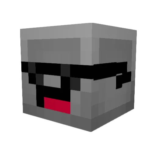 Spytey87 Minecraft avatar head, 3D render