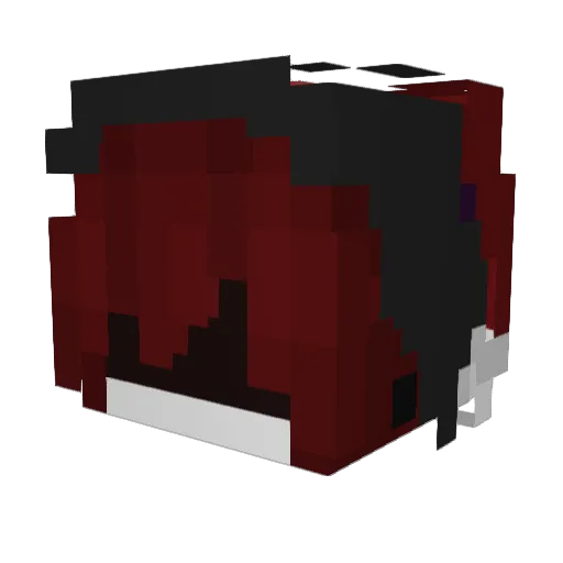 Sqcri Minecraft avatar head, 3D render