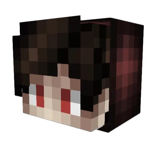 SqdDeano Minecraft avatar head, 3D render