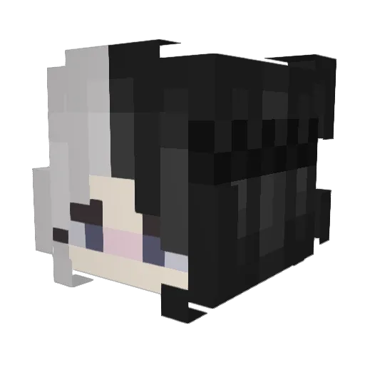 SqdKlayni Minecraft avatar head, 3D render