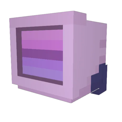 Sqekxy Minecraft avatar head, 3D render