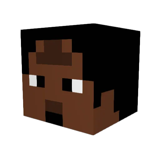 Sqratz Minecraft avatar head, 3D render