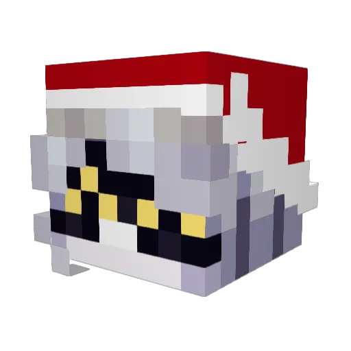 Squ1dL0rd Minecraft avatar head, 3D render