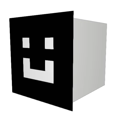 Squadren Minecraft avatar head, 3D render