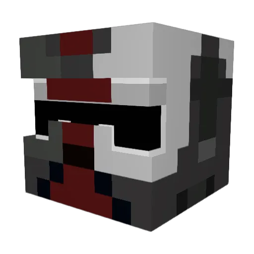 SquallumTheDuck Minecraft avatar head, 3D render