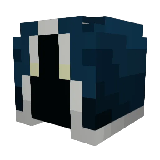 Square904_ Minecraft avatar head, 3D render