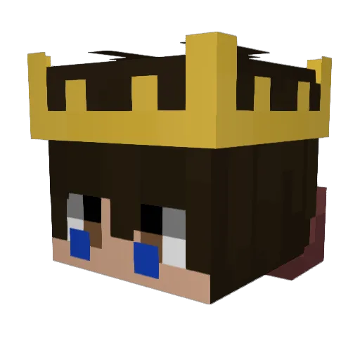 SquareCheese276 Minecraft avatar head, 3D render