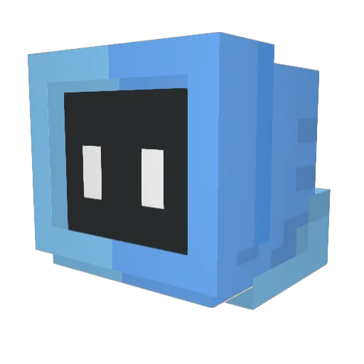 SquareEngine Minecraft avatar head, 3D render