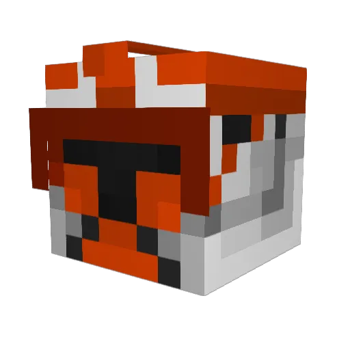 Square_Cheese Minecraft avatar head, 3D render