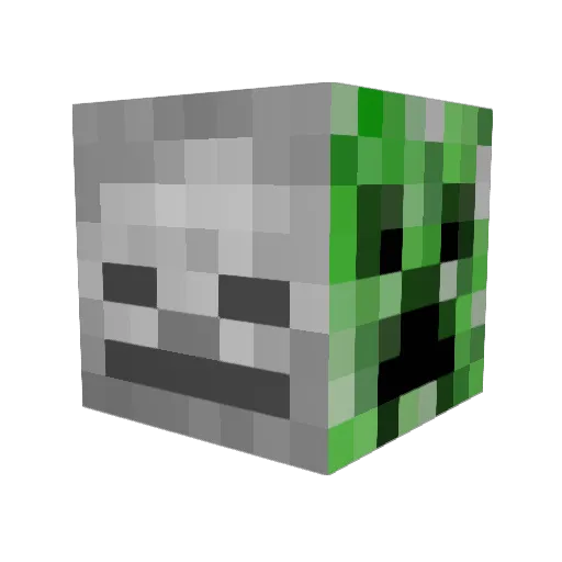 SquashedSquash Minecraft avatar head, 3D render