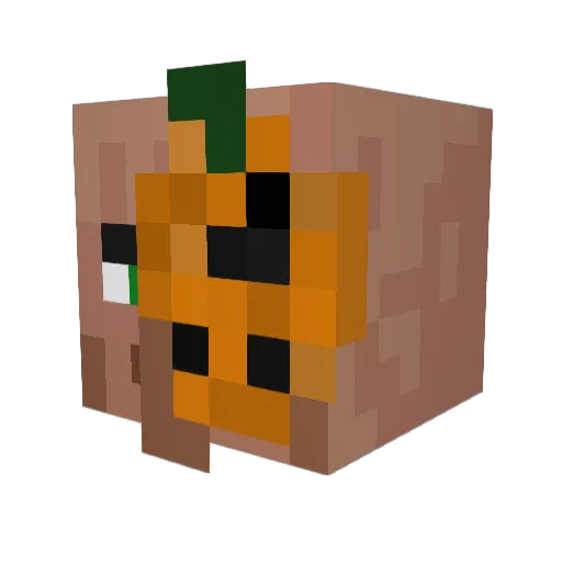 SquashyRocket46 Minecraft avatar head, 3D render
