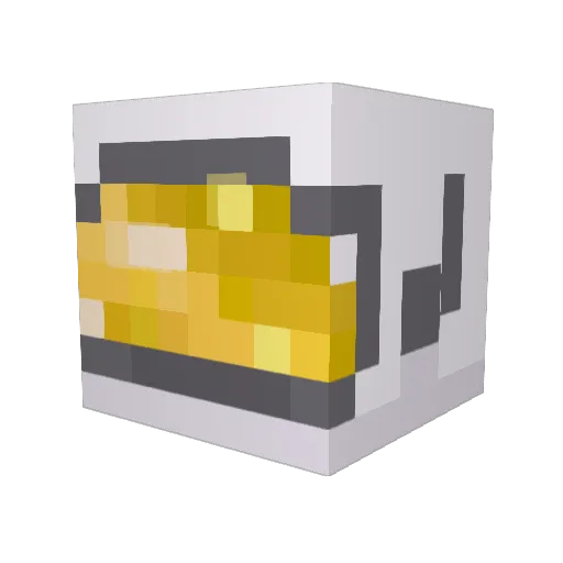 SquatlyZ Minecraft avatar head, 3D render