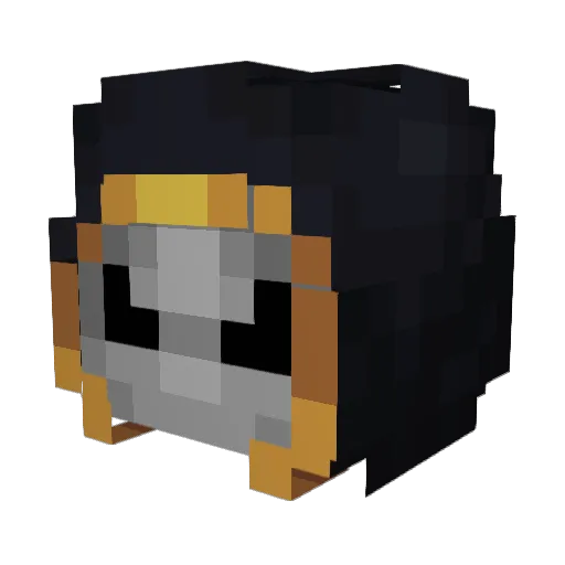 Squeak___ Minecraft avatar head, 3D render