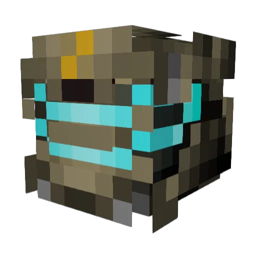 SqueakerKiller Minecraft avatar head, 3D render