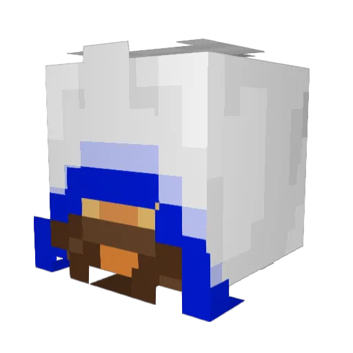 Squeaker_andrus Minecraft avatar head, 3D render