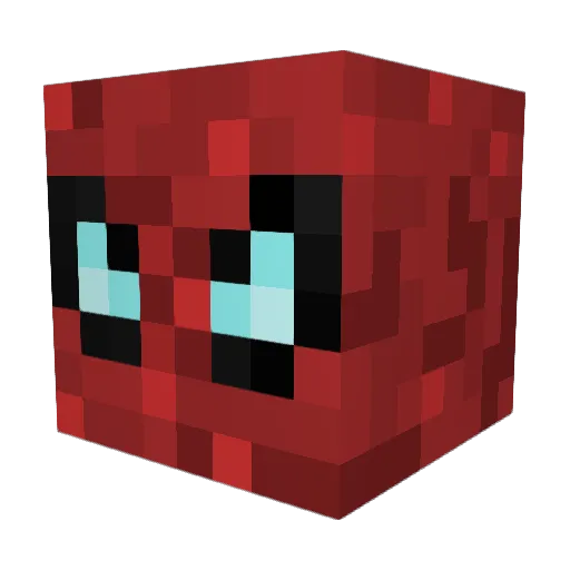 SqueakyLeak Minecraft avatar head, 3D render