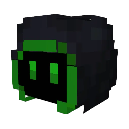 SqueakyMSG Minecraft avatar head, 3D render