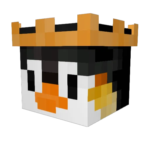 Squeeeeeky Minecraft avatar head, 3D render