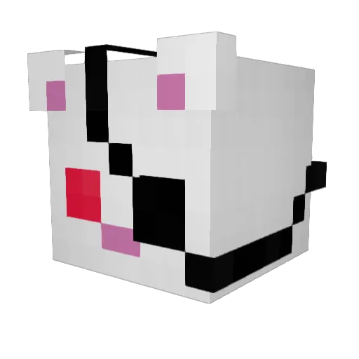 SqueetRat Minecraft avatar head, 3D render