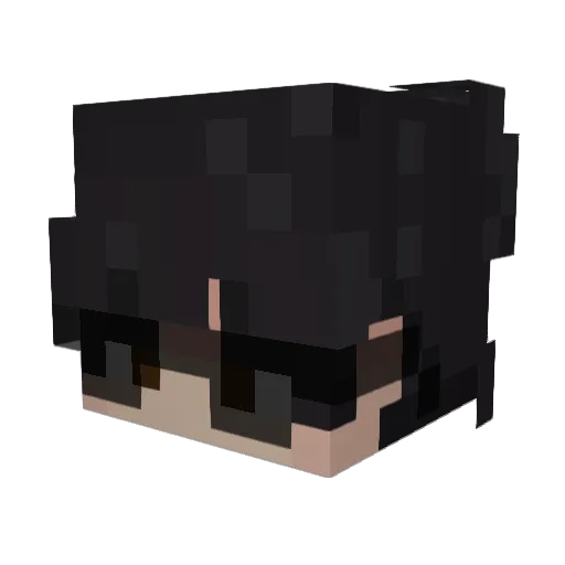 SqueezeRage Minecraft avatar head, 3D render