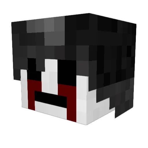SqueezyCheez68 Minecraft avatar head, 3D render