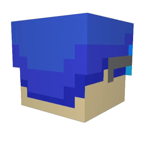 SqueezyMikey Minecraft avatar head, 3D render