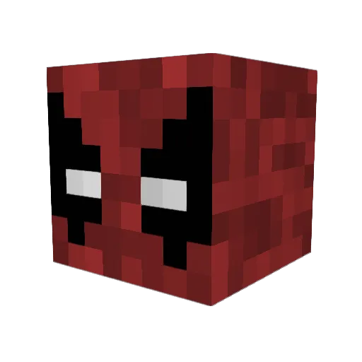 SquiBoom Minecraft avatar head, 3D render
