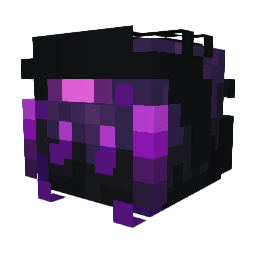 Squid8266 Minecraft avatar head, 3D render