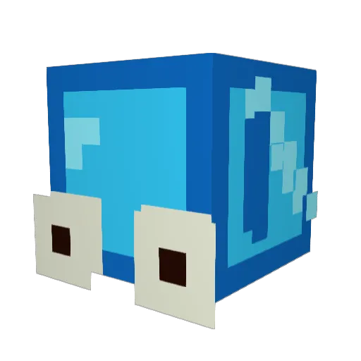SquidDanny Minecraft avatar head, 3D render