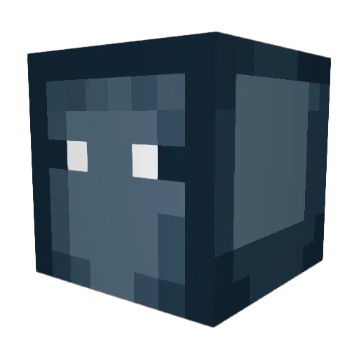 SquidInx Minecraft avatar head, 3D render