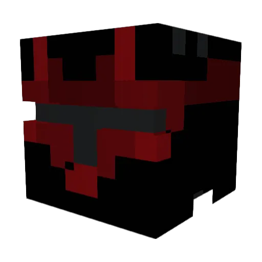 SquidMaster2500 Minecraft avatar head, 3D render