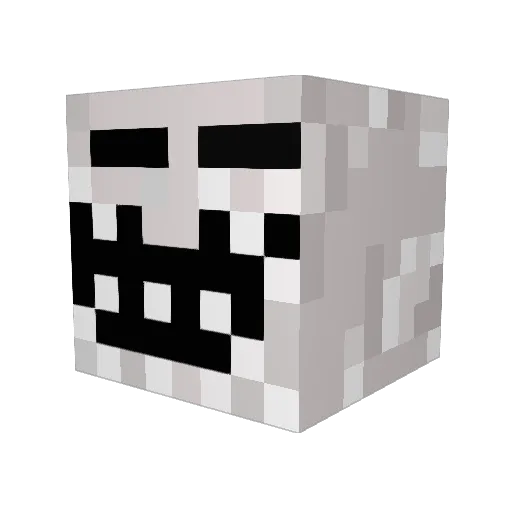 SquidSlayer2000 Minecraft avatar head, 3D render