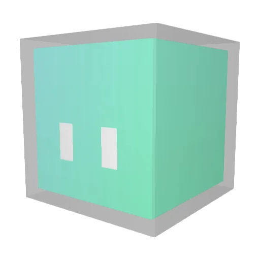 Squid_60 Minecraft avatar head, 3D render