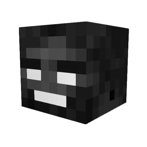 Squid_96 Minecraft avatar head, 3D render