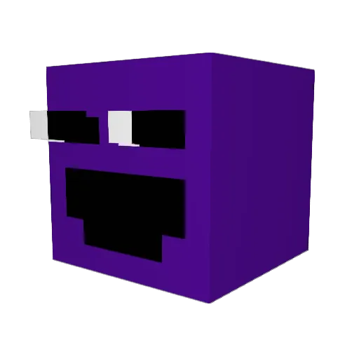 Squiddy0121 Minecraft avatar head, 3D render