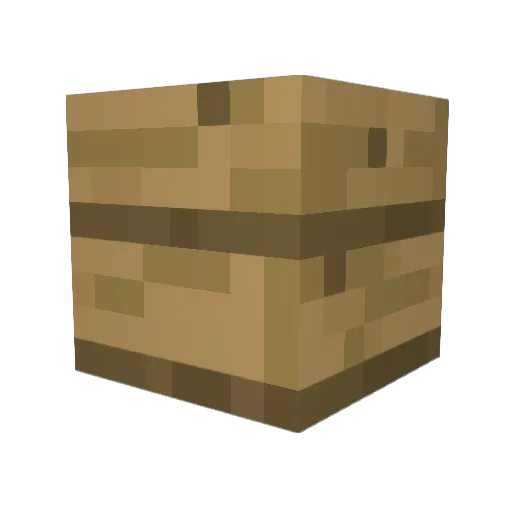 Squidnard Minecraft avatar head, 3D render