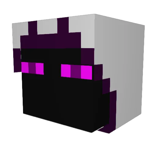 Squidnick32 Minecraft avatar head, 3D render