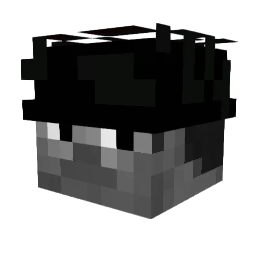 SquidoMC Minecraft avatar head, 3D render