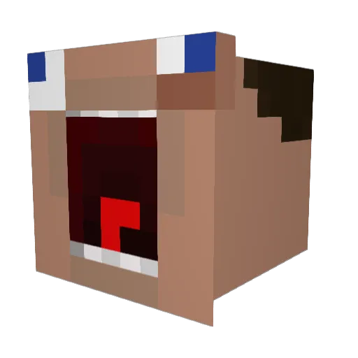 Squidsterr154 Minecraft avatar head, 3D render