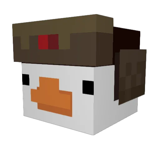 Squier236 Minecraft avatar head, 3D render